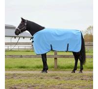 LoogCape Coperta per cavalli Full Aqua, 95 cm, in poliestere, traspirante, impermeabile, antivento, per stalla e paddock, con bavaglino e cinghia incrociata, ideale per le mezze stagioni e l'inverno