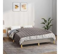 LoogCape Coperta ponderata grigia, 150 x 200 cm, 7 kg, in tessuto per camera da letto, morbida, calda, traspirante, durevole, per divano, soggiorno, inverno e estate