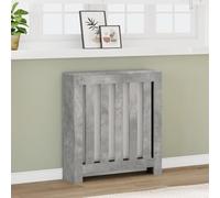 LoogCape Copertura per termosifone, grigio cemento, 78 x 20 x 82 cm, in legno, moderna copertura per termosifoni con ripiano per soggiorno, durevole, facile da pulire, stabile supporto da parete