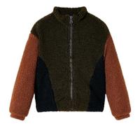 LoogCape Giacca per bambini 92 in poliestere con patchwork colorato, antivento e impermeabile, adatta per le mezze stagioni, calda imbottita, ideale per la scuola, l'asilo