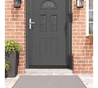 LoogCape Guarnizioni autoadesive a spazzola per porte, 6 pezzi, marrone, 100 cm, in lega di alluminio, resistenti alle intemperie, isolanti, per interni, facili da montare, durevoli, protezione contro
