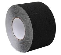 LoogCape Nastro antiscivolo nero, 0,1 x 20 m, in PVC, resistente alle intemperie, per scale, rampe per sedie a rotelle, interni ed esterni, antiscivolo, autoadesivo, versatile