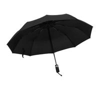 LoogCape Ombrello pieghevole automatico nero, 104 cm, impermeabile, leggero, portatile, per viaggi, campeggio, esterni, giardino, balcone, spiaggia, protezione da pioggia, vento, UV, resistente alle