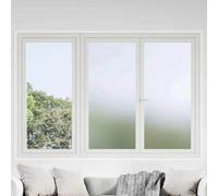 LoogCape Pellicola autoadesiva per finestre, colore grigio ghiaccio, 45 x 2000 cm, in PVC, per bagno, camera da letto, ufficio, protezione UV, antiriflesso, isolamento termico