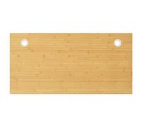 LoogCape Piano da scrivania 80 x 40 x 4 cm, in bambù, con gestione dei cavi e canalina per cavi per lavorare ergonomicamente in casa, gaming e ufficio, con supporto e organizer sottotavolo