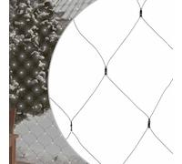 LoogCape Rete luminosa a LED, luce bianca fredda, 3 x 3 m, 306 LED, per interni ed esterni, con 8 effetti luminosi, impermeabile, dimmerabile, con cavo di prolunga per Natale, giardino, balcone, festa