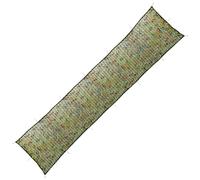 LoogCape Rete mimetica con custodia, 1,5 x 8 m, verde, resistente alle intemperie, leggera, resistente ai raggi UV, ideale per caccia, osservazione degli animali, campeggio, giardino, esterni