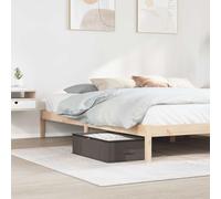 LoogCape Scatola portaoggetti con finestra trasparente, 6 pezzi, grigio, pieghevole, salvaspazio, con manici, ideale per camera da letto, ufficio, bagno, scaffale, contenitore, scatola, organizer