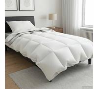 LoogCape Set copripiumino in 100% cotone con trapuntatura decorativa, utilizzabile tutto l'anno, traspirante, lavabile e ideale per chi soffre di allergie, adatto per inverno e estate, durevole ed