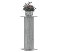 LoogCape Set di 2 supporti per piante, colore grigio Sonoma, 30 x 30 x 80 cm, in legno per balcone, terrazza, decorazione per interni ed esterni, stabile ripiano per vasi di fiori, bonsai, erbe
