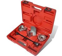 LoogCape Set di attrezzi per cuscinetti dell'asse posteriore, telaio ausiliario per Renault Laguna 2001-2007, con manicotto di pressione, pezzi di pressione, mandrino in robusta valigetta di plastica