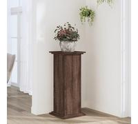 LoogCape Supporto per piante effetto rovere, 33 x 33 x 80 cm, in legno, resistente alle intemperie, per interni ed esterni, per fiori, bonsai, cactus, orchidee, erbe, balcone, terrazza, soggiorno