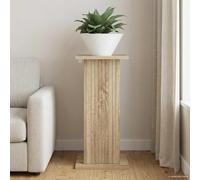 LoogCape Supporto per piante in rovere Sonoma, 30,5 x 30 x 60,5 cm, per interni ed esterni, elemento decorativo salvaspazio con portata massima di 60 kg, design moderno, resistente all'umidità