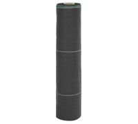 LoogCape Telo anti-erbacce nero, 0,5 x 150 m, tessuto non tessuto da giardino, impermeabile, stabilizzato ai raggi UV, pellicola protettiva per le radici, per aiuole rialzate, sentieri, terrazze