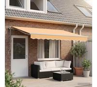 LoogCape Tenda da Sole Estensibile Sabbia 450x300cm in Tessuto e Alluminio Parasole per Balcone, Terrazzo e Giardino, Resistente alle Intemperie, Resistente ai raggi UV, con Telecomando per Esterni