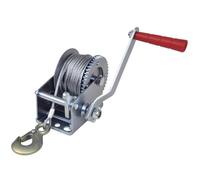 LoogCape Verricello manuale da 360 kg, verricello stabile con 8 m di lunghezza per carichi pesanti su rimorchi, rimorchi per barche, fuoristrada, officina, industria, trattore, gru, puleggia