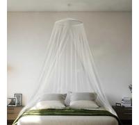 LoogCape Zanzariera per letto, rete 220, bianco, 56 x 56 x 220 cm, in poliestere resistente, per camera da letto, all'aperto, campeggio, escursionismo, trekking, viaggi, amaca, tenda, letti, natura