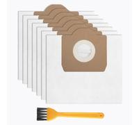 LOOHAOC 7 Sacchetti per Aspirapolvere per Karcher 6.959-130.0 KWD1,KWD2,KWD3,WD2 Plus, WD3,SE 4001,SE 4002,Sacchetti per Aspirapolvere Multiuso in Tessuto Non Tessuto con 1 Spazzola di Pulizia
