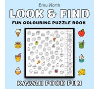 Look and Find: Kuwaii Food Fun - Colouring Puzzle Book