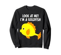 Look At Me! I'm A Goldfish Divertente Costume Ragazzi Ragazze Bambini Felpa