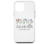 Look at the Birds Air Scripture Matthew 6:26 Bible Verse God Custodia per iPhone 12 mini