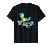 Look At The Birds - Maglietta Minimalista Cristiana Sottile Maglietta