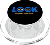 Look but don't touch eyes Graphic Statement Design PopSockets PopGrip per MagSafe