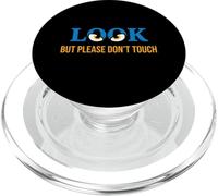 Look But Please Don't Touch Modern Graphic Eyes Design PopSockets PopGrip per MagSafe