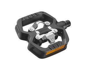 LOOK Cycle - Pedali da Bici GEO Trekking - Pedali Robusti e Ibridi, 1 Lato Automatico, 1 Lato Piatto - Ideali per Tutti gli Spostamenti, in Città, su Strada e sui Sentieri - Pedali + Tacchette EASY