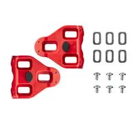 LOOK Cycle - Tacchette da Bici DELTA - Funzione Memoria di Posizione - Compatibili con i Pedali LOOK con Standard non KEO - Peso e Ingombro Ridotti - Libertà Angolare 4,5° - Colore Rosso
