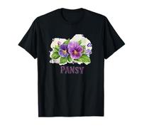 Look Floreale con Questo Divertente Costume Viola del Pensiero Maglietta