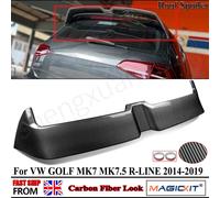LOOK IN CARBONIO SPOILER POSTERIORE PER VW GOLF MK7 MK7.5 R LINE Hatch 2014 2015 2016 2017 2018 OETTINGER STYLE Baule di Coda Lip Spoiler
