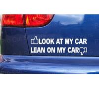 Look Lean Sulla Mia Auto Adesivi Divertenti Personalizzati Per Auto E Furgone