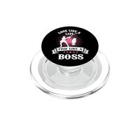 Look Like A Lady Fish Like A Boss Funny Fishing Outdoors PopSockets PopGrip per MagSafe