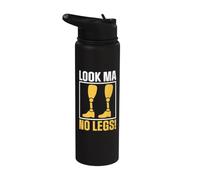 Look Ma No Legs Amputato Stainless Steel Insulated Water Bottle