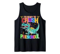 Look out I'm Ready To Crush Prescolare Divertente Dinosauro Pupilla Canotta