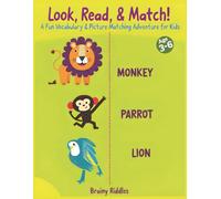 Look, Read, & Match!: A Fun Vocabulary & Picture Matching Adventure for Kids