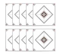 Look Sofisticato con 10PCS Adesivi Murali Decorativi da Soffitto nel Tuo Spazio