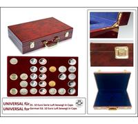 Legno valigetta monete Premium Radica Progettazione Look 1169 Mix Per 308 Fino