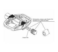 Look Viti X-track Plug Cover Kit Grey