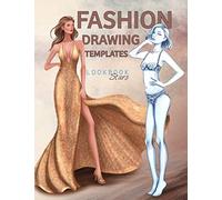 Lookbook Stars Fashion Drawing Templates (Tascabile)