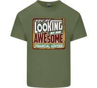 Looking A Un Stupenda Consulente Finanziario Uomo Cotone T-Shirt