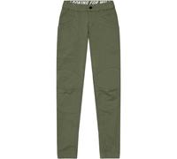 Looking for Wild - Pantaloni stretch da arrampicata - Laila Peak Beetle per Donne in Cotone - Taglia L - Kaki Kaki L