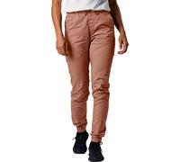Looking for Wild - Pantaloni da arrampicata comodi - Laila W Cafe Creme per Donne in Cotone - Taglia XS - Marrone