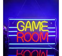 Looklight Game Room Insegna al neon per la camera dei ragazzi Insegne luminose da parete per giochi Zona di gioco Insegna al neon Luce Insegna per giocatori per camera da stanza dei giocatori