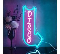 Looklight LED Neon Sign Freccia Rosa for Discoteca Retro Party Camera da Letto Bar Club