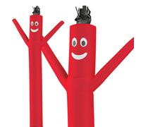 LookOurWay Air Dancers Inflatable Tube Man Attachment - 10 Feet Tall Wacky Waving Inflatable Dancing Tube Guy for Business Promotion - Blower Not Included - Red