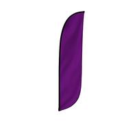 LookOurWay Feather Flag, 12-Feet, Purple
