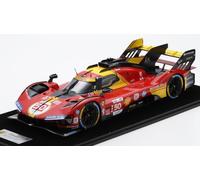 LOOKSMART 1/12 FERRARI 499P 50 WINNER LE MANS 2024 FUOCO MODELLINO STATICO
