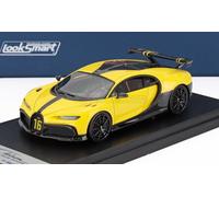 LOOKSMART 1/43 BUGATTI CHIRON PUR SPORT 2020 GIALLO MODELLINO STATICO DIECAST